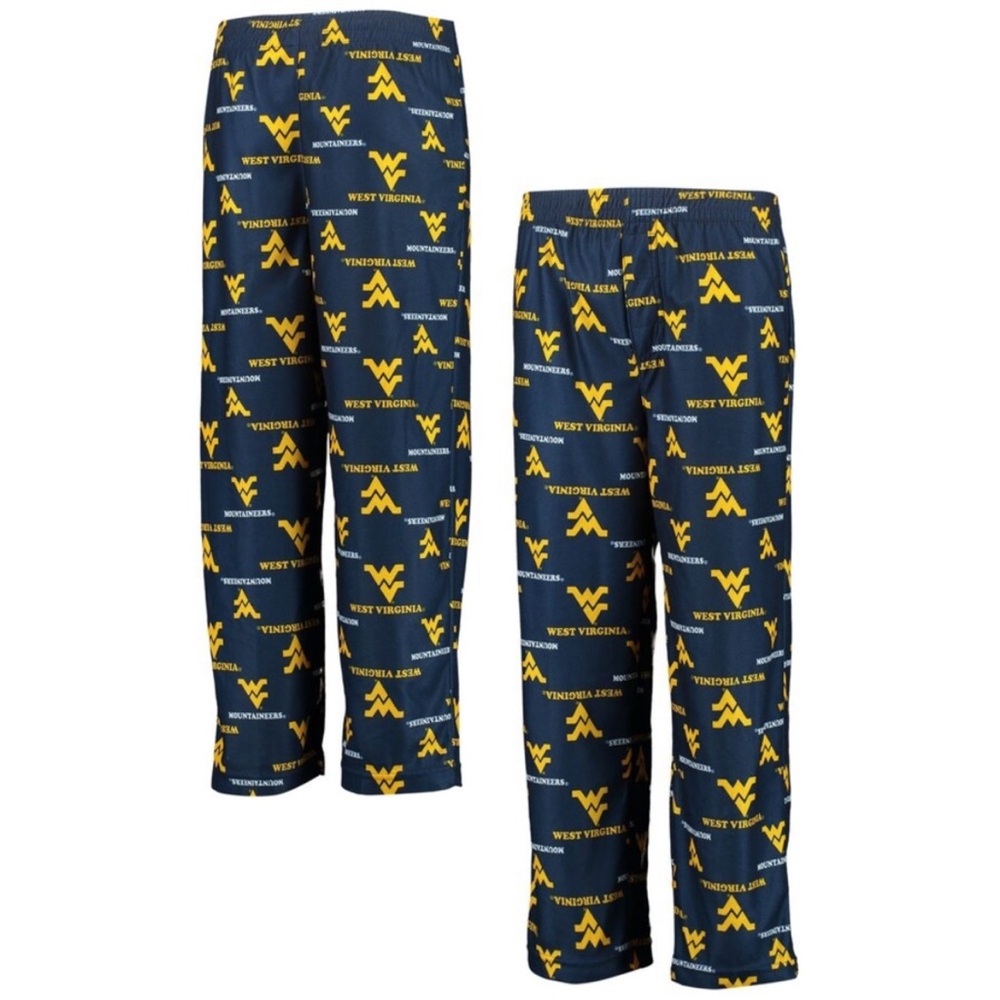West Virginia Mountaineers Youth Navy Blue
Team Logo Flannel Pajama Pants